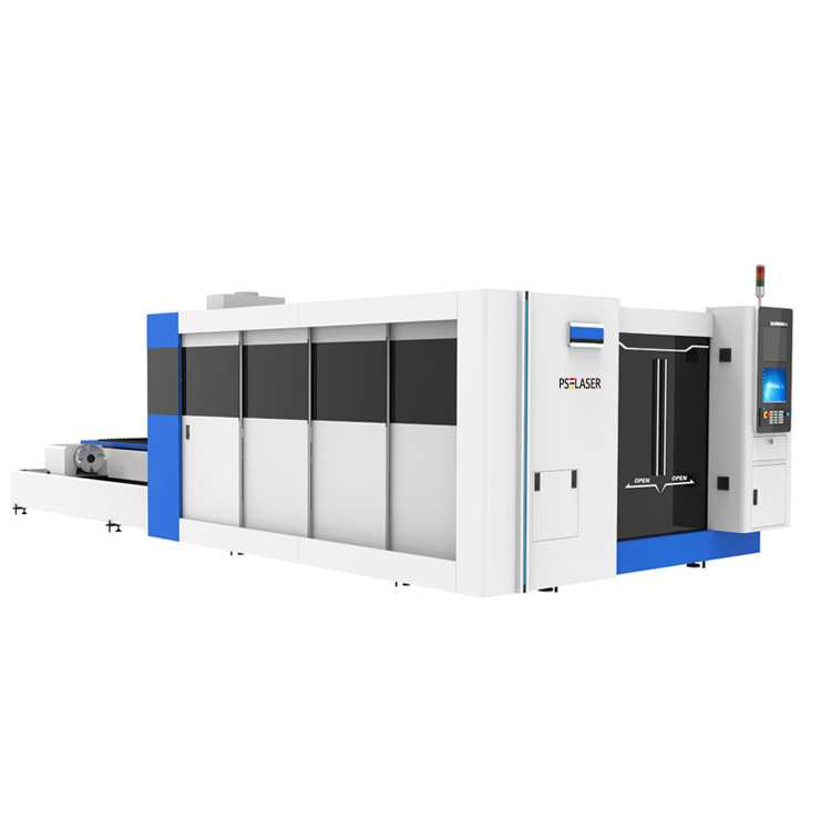 Fiber Laser Cutting Machine Close Type With Tube Cutting